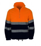 camisola polar laranja